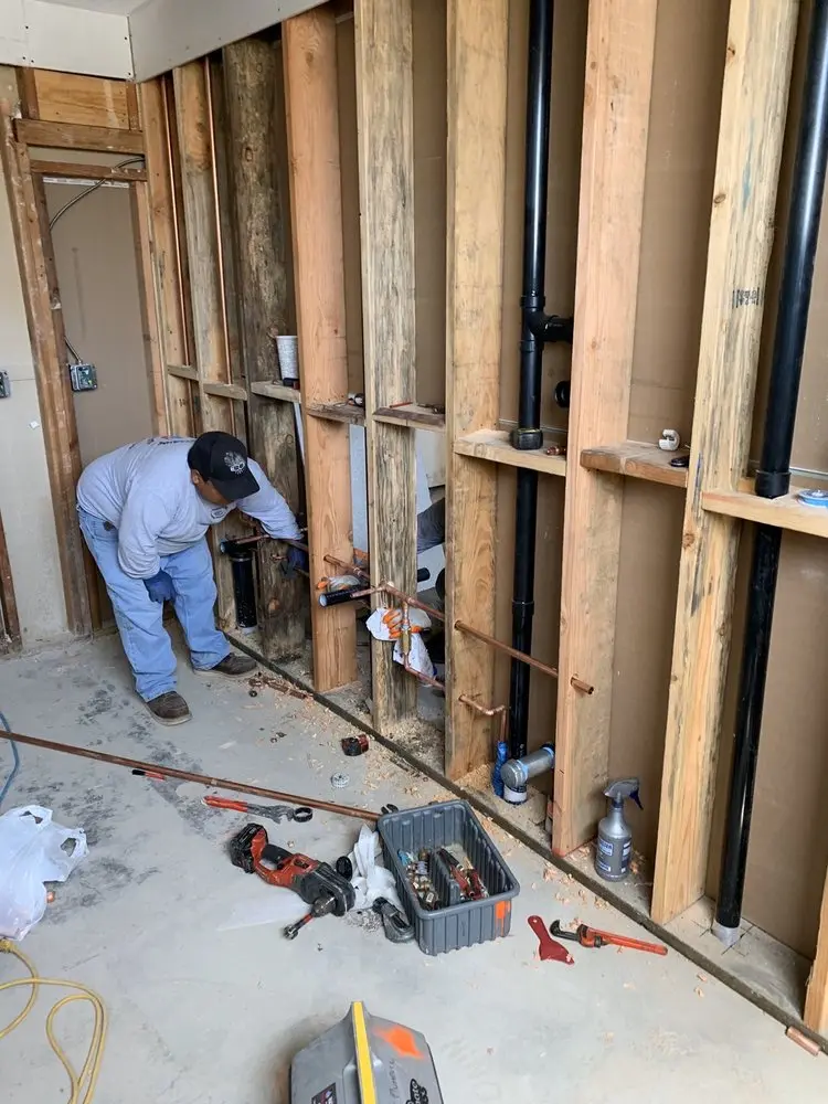 Commercial rough-in plumbing for Trenchless Sewer Repair in Cinnaminson